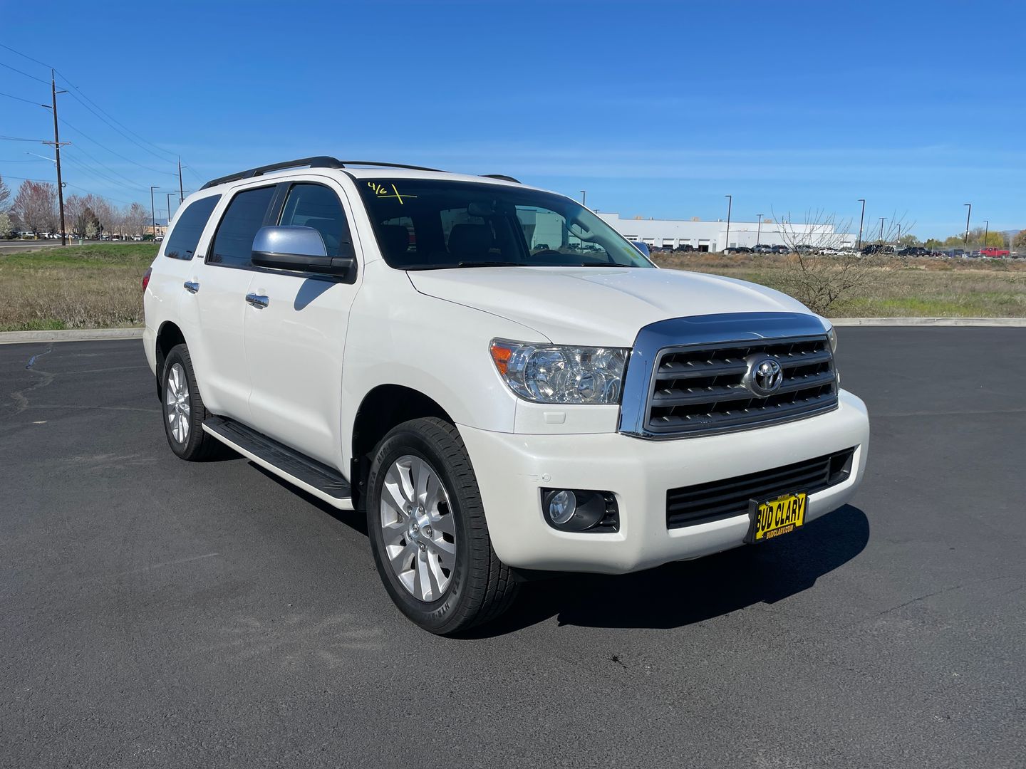White (Blizzard Pearl) 2016 Toyota Sequoia Platinum 4WD SUV / Crossover Four-Wheel Drive 6-Speed Automatic