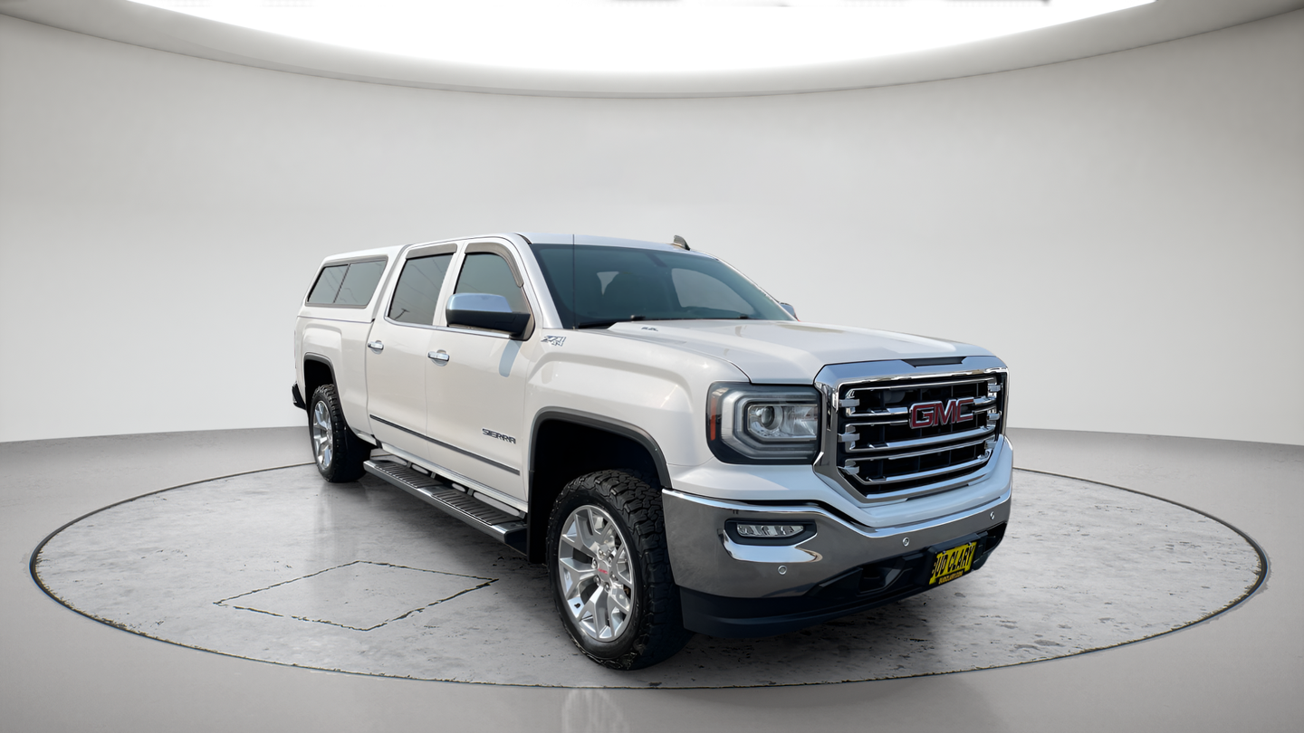 White Frost Tricoat 2017 GMC Sierra 1500 Pickup Truck Four-Wheel Drive 8-Speed Automatic Overdrive