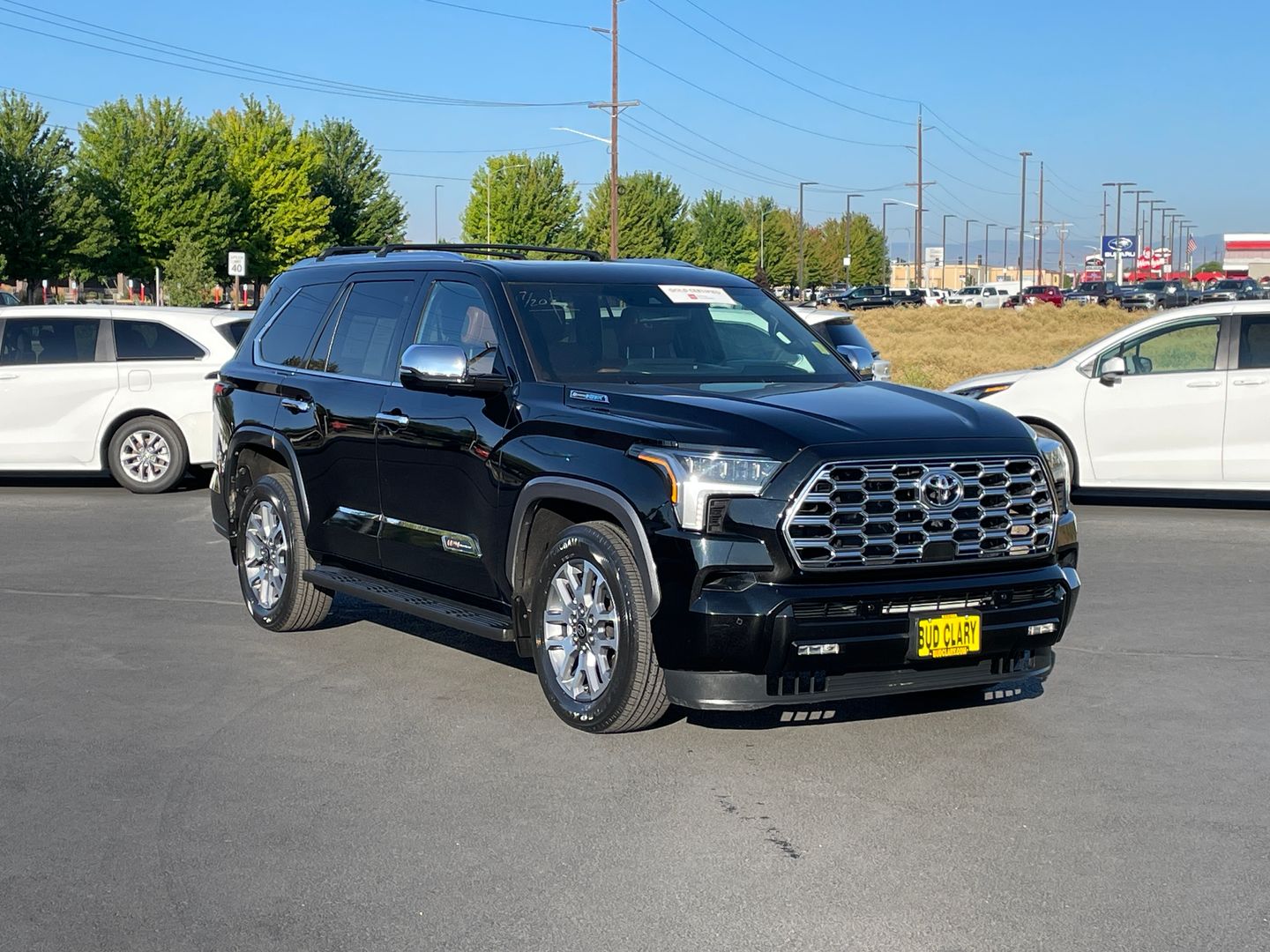 Midnight Black Metallic 2025 Toyota Sequoia SUV / Crossover Four-Wheel Drive Automatic
