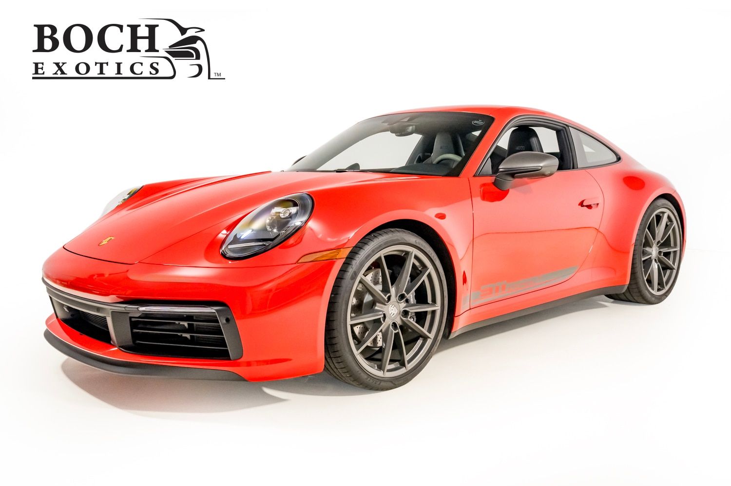Guards Red 2024 Porsche 911 Coupe Rear-Wheel Drive 7-Speed Manual