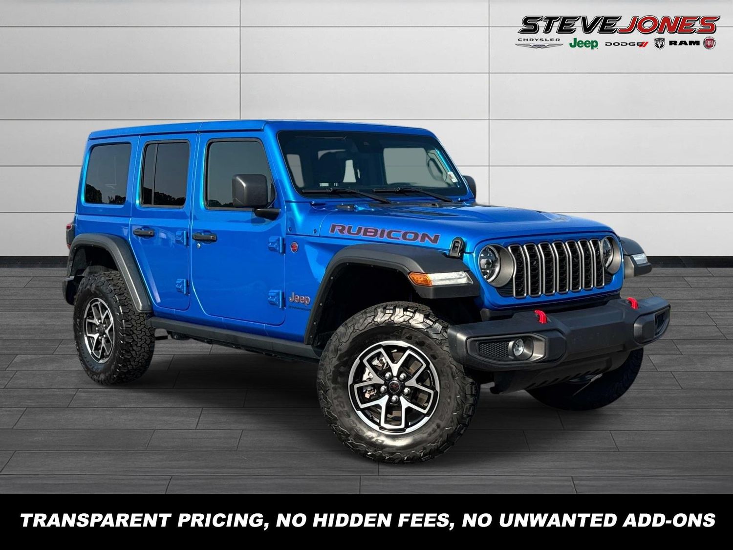 Hydro Blue Pearl Coat 2025 Jeep Wrangler SUV / Crossover Four-Wheel Drive 8-Speed Automatic