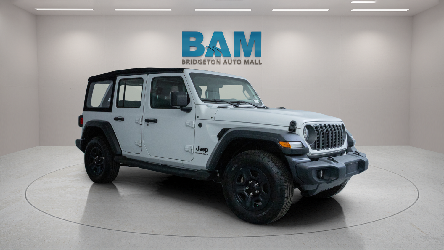 Bright White Clearcoat 2024 Jeep Wrangler SUV / Crossover Four-Wheel Drive 6-Speed Manual