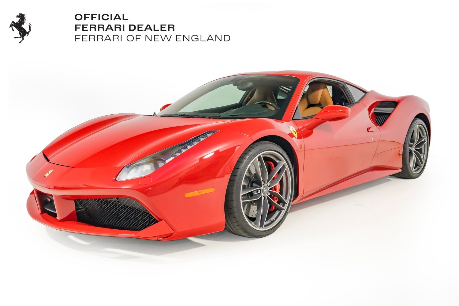 Rosso Corsa 2018 Ferrari 488 GTB Coupe RWD Coupe Rear-Wheel Drive 7-Speed Automatic