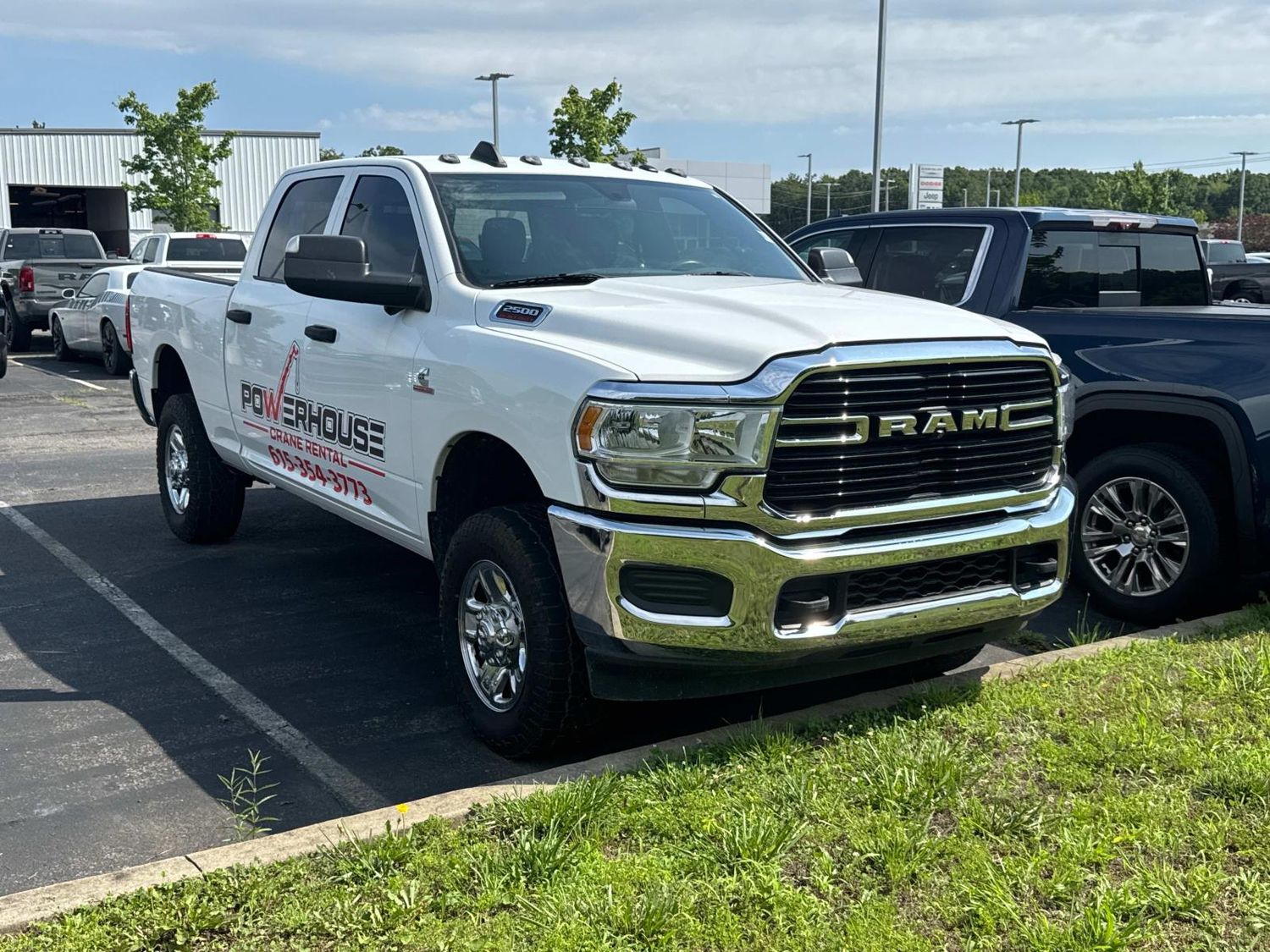 Bright White Clearcoat 2021 RAM 2500 Tradesman Crew Cab 4WD Pickup Truck Four-Wheel Drive 6-Speed Automatic