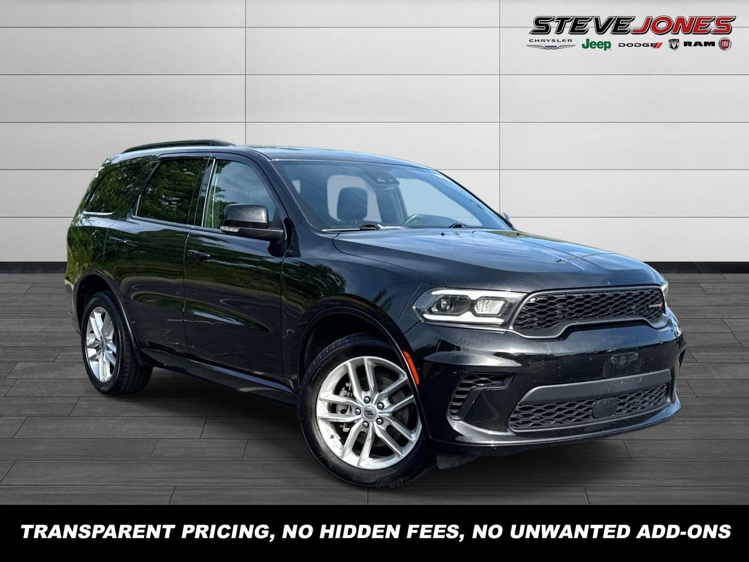 DB Black Crystal Clearcoat 2024 Dodge Durango SUV / Crossover All-Wheel Drive 8-Speed Automatic