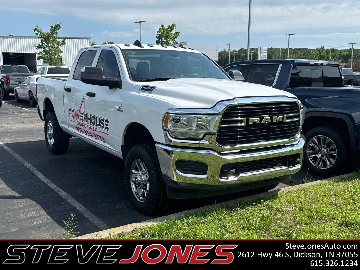 Bright White Clearcoat 2021 RAM 2500 Tradesman Crew Cab 4WD Pickup Truck Four-Wheel Drive 6-Speed Automatic