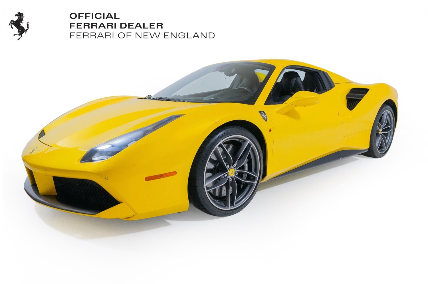 Giallo Triplo Strato 2017 Ferrari 488 Convertible Rear-Wheel Drive 7-Speed Automatic