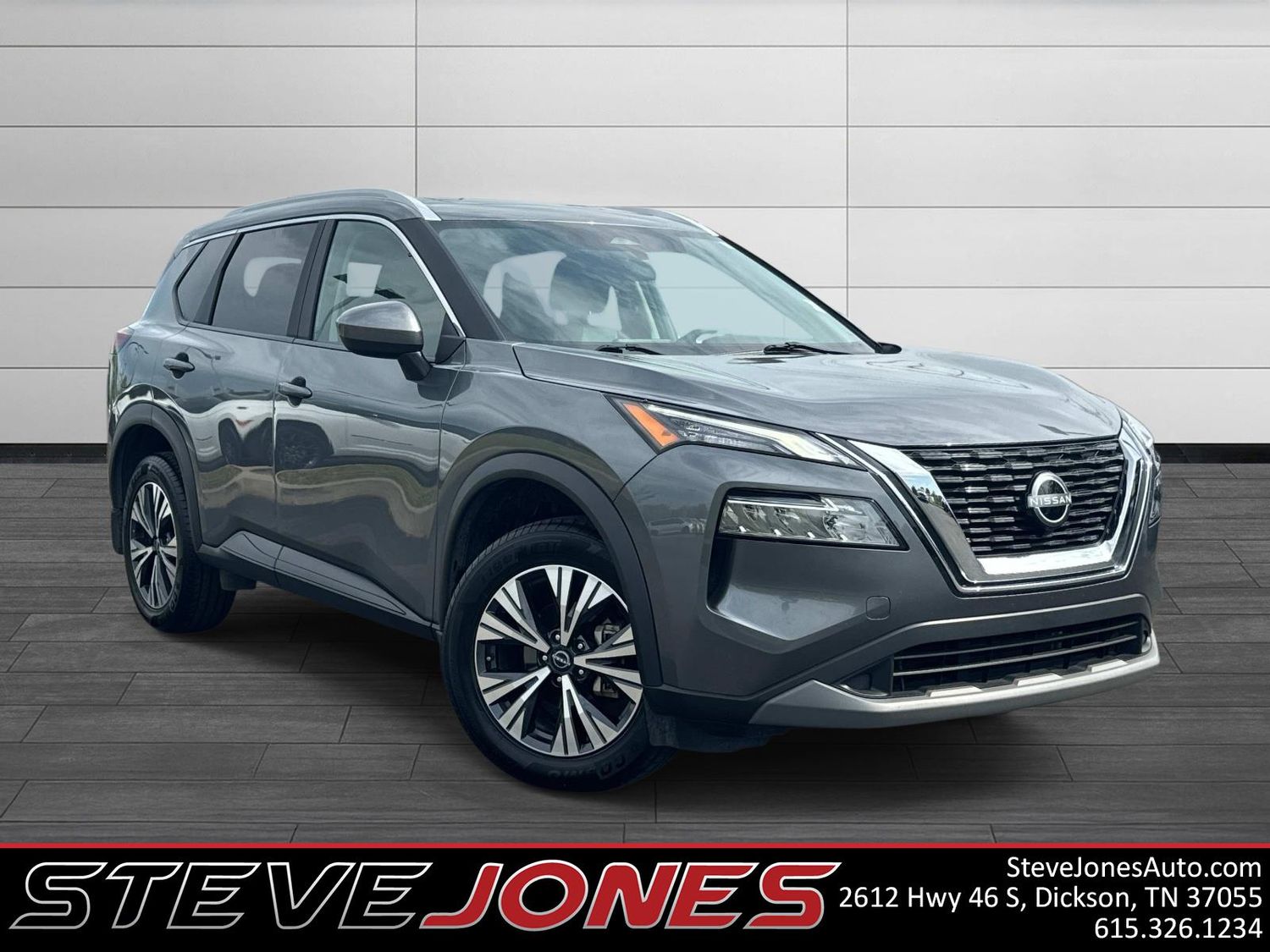 Gray (Gun Metallic) 2023 Nissan Rogue SV FWD SUV / Crossover Front-Wheel Drive Continuously Variable Transmission