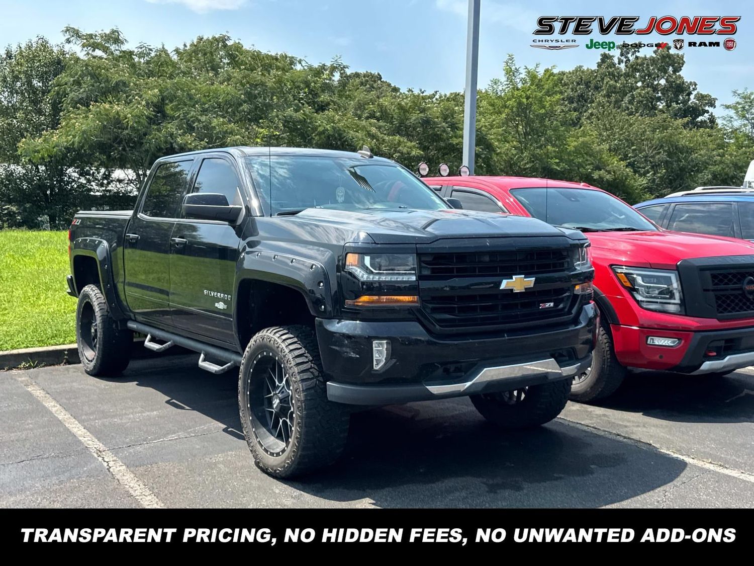 Black 2018 Chevrolet Silverado 1500 Pickup Truck Four-Wheel Drive 6-Speed Automatic Overdrive