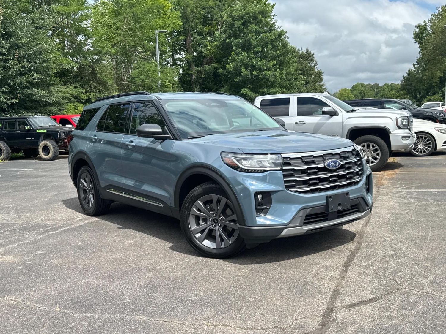 Vapor Blue 2025 Ford Explorer SUV / Crossover All-Wheel Drive Automatic