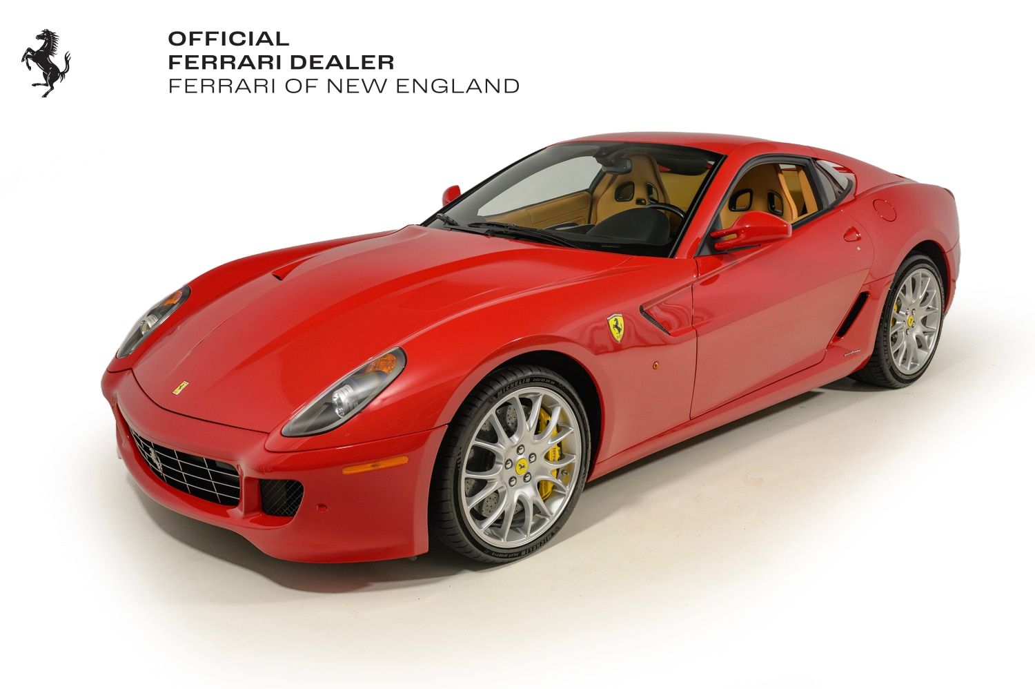 Red 2009 Ferrari 599 GTB Fiorano Coupe Rear-Wheel Drive 6-Speed Manual