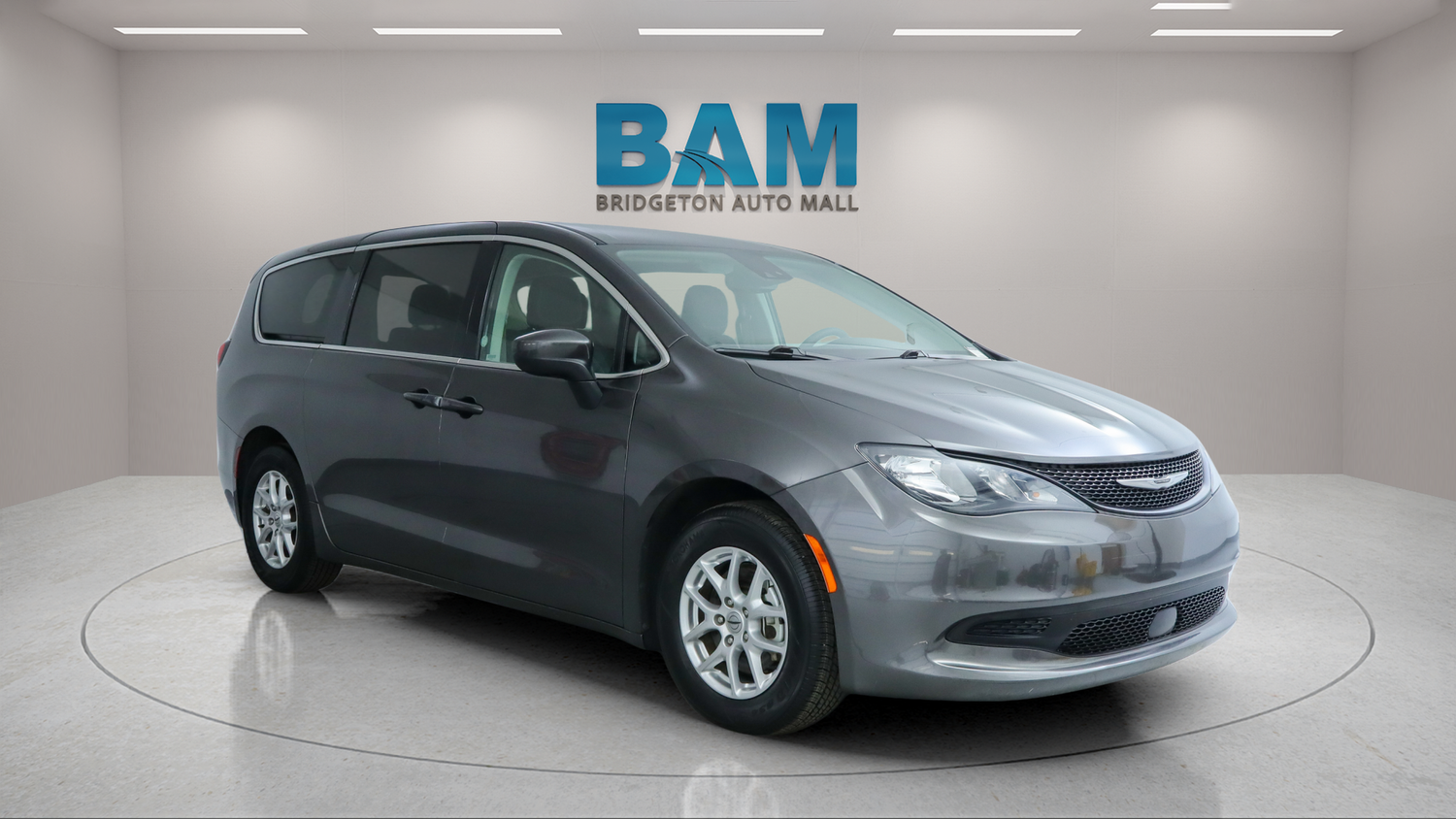 Gray (Granite Crystal Metallic Clearcoat) 2023 Chrysler Voyager LX FWD Minivan Front-Wheel Drive 9-Speed Automatic