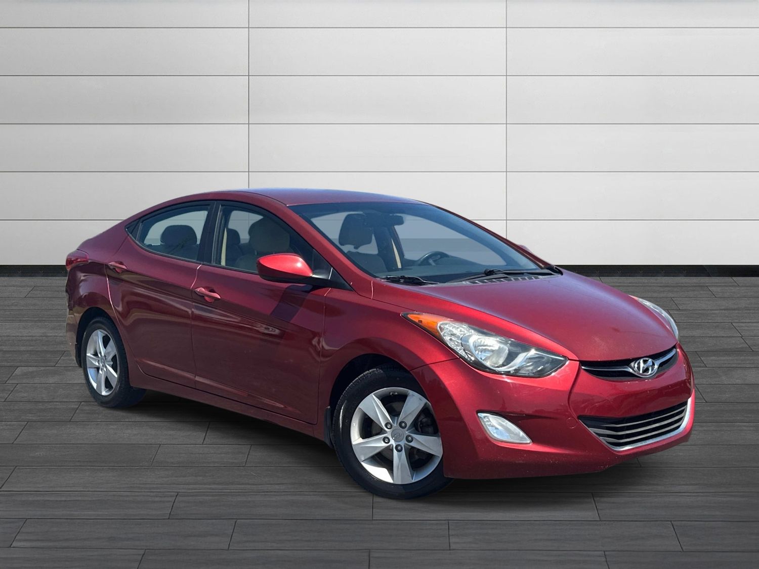 Red (Sparkling Ruby Mica) 2013 Hyundai Elantra Sedan Front-Wheel Drive 6-Speed Automatic Overdrive