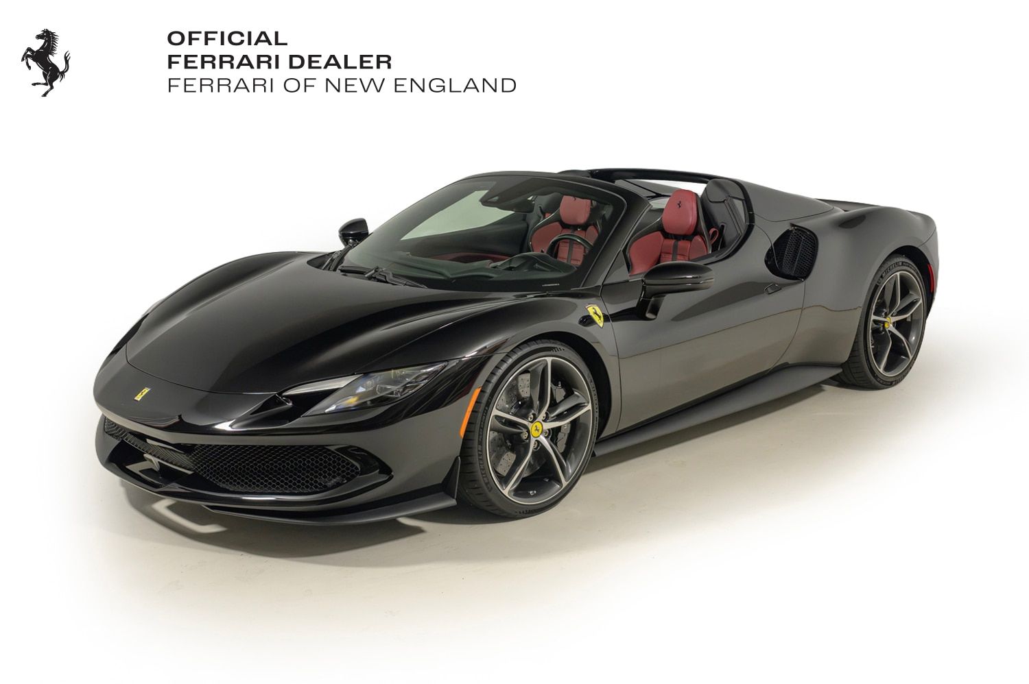 Nero Noctis Black 2024 Ferrari 296 GTS Convertible Rear-Wheel Drive 8-Speed Dual Clutch