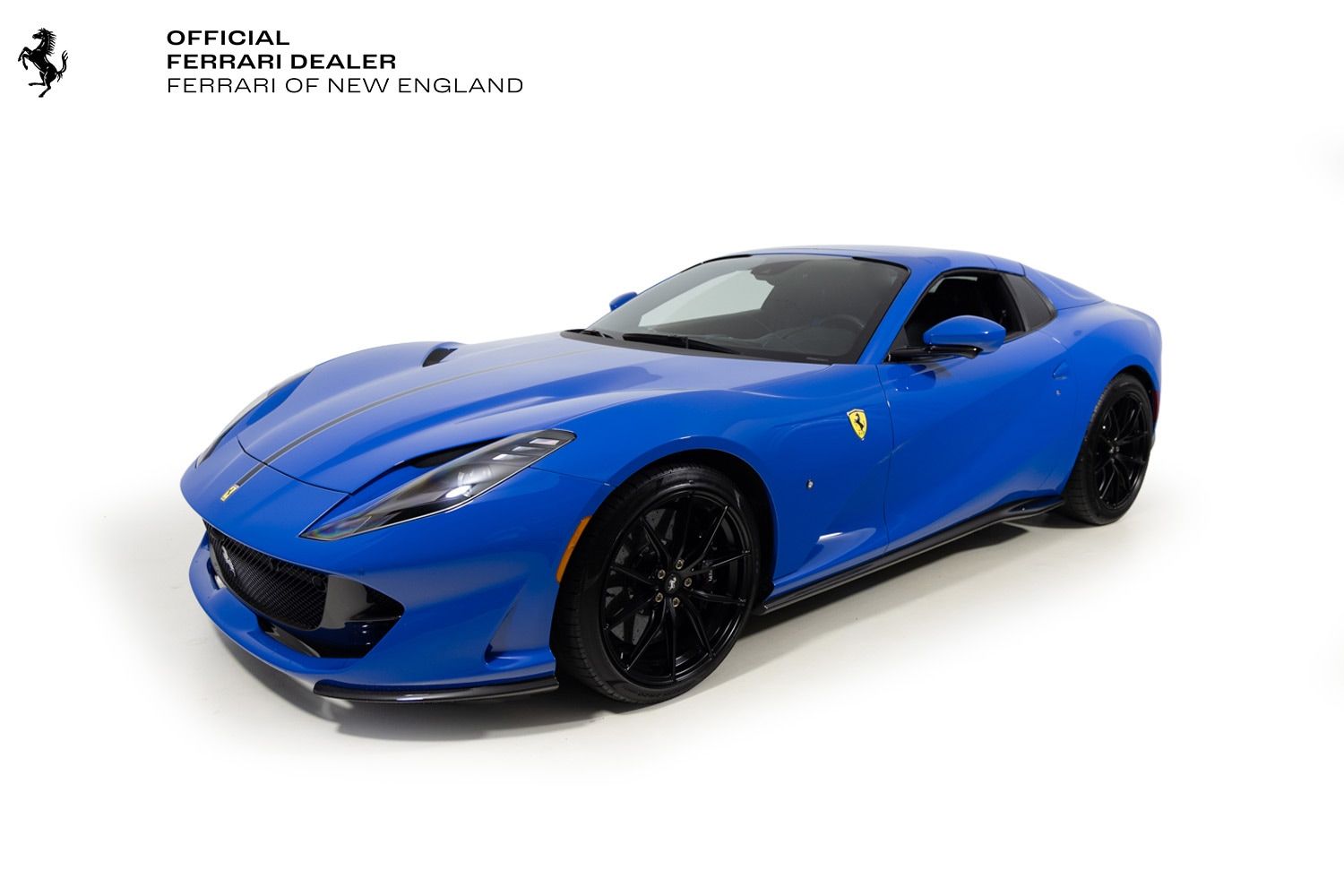 Azzuro Dino 2022 Ferrari 812 Convertible Rear-Wheel Drive 7-Speed Manual