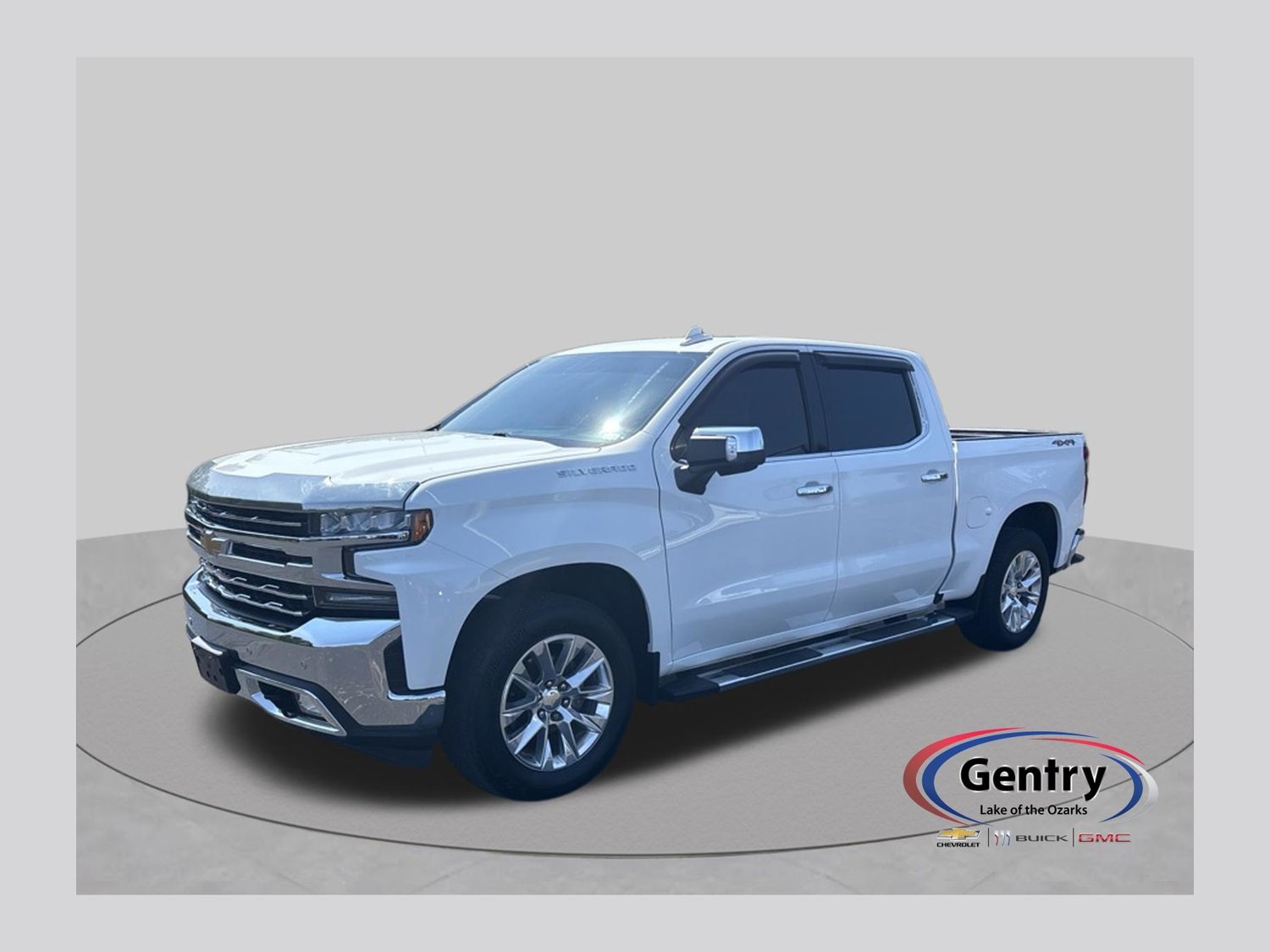 Summit White 2019 Chevrolet Silverado 1500 Pickup Truck Four-Wheel Drive 8-Speed Automatic