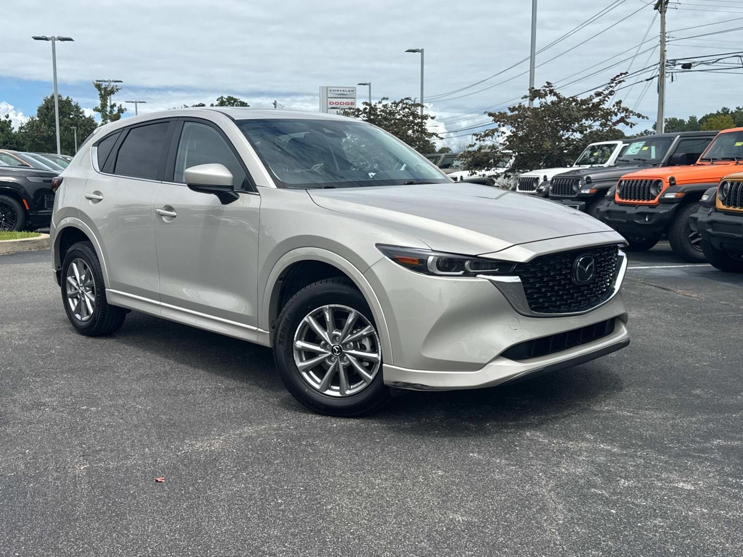 Gray (Platinum Quartz Metallic) 2025 Mazda CX-5 SUV / Crossover All-Wheel Drive 6-Speed Automatic