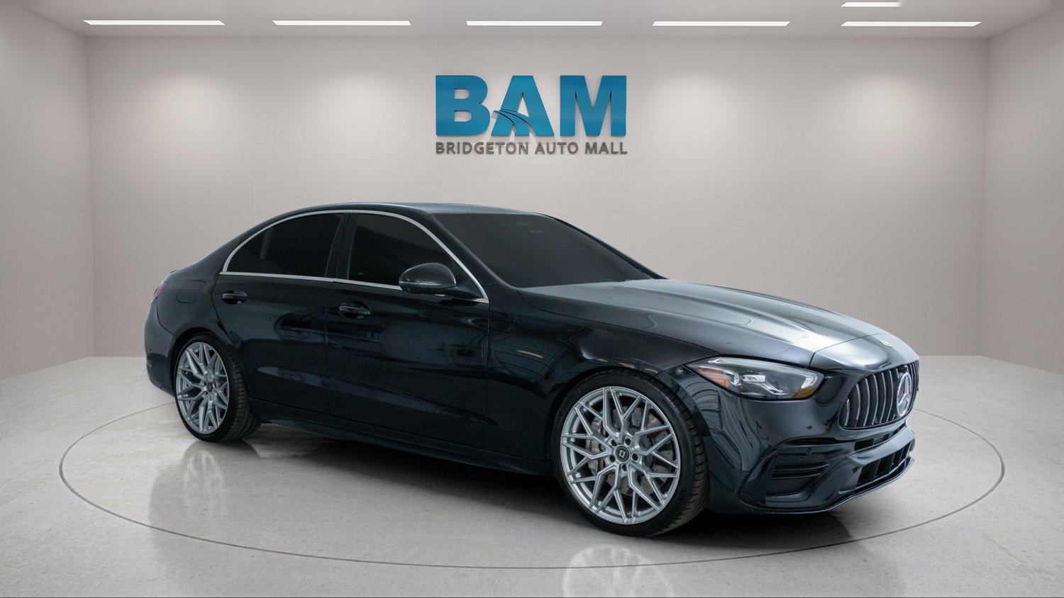 Obsidian Black 2023 Mercedes-Benz C-Class Convertible All-Wheel Drive 9-Speed Automatic