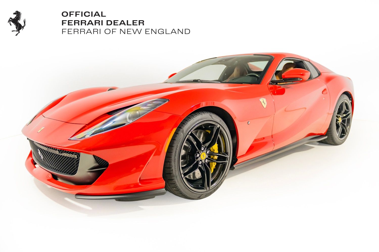 Rosso Corsa 2021 Ferrari 812 GTS RWD Convertible Rear-Wheel Drive 7-Speed Manual