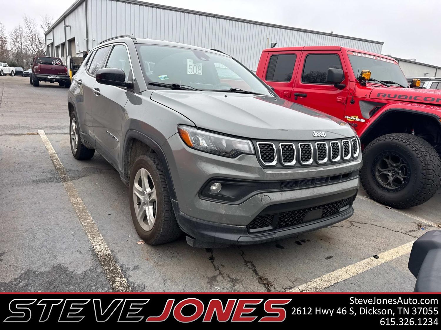 Sting-Gray Clearcoat 2023 Jeep Compass SUV / Crossover Four-Wheel Drive 8-Speed Automatic