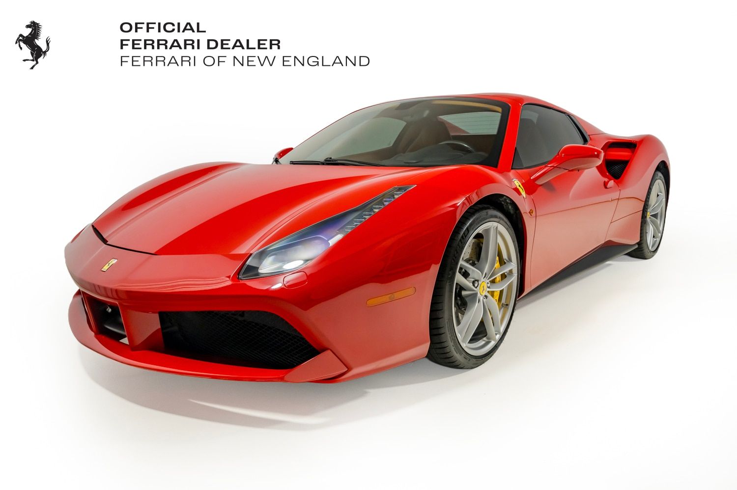 Rosso Corsa 2017 Ferrari 488 Convertible Rear-Wheel Drive 7-Speed Automatic