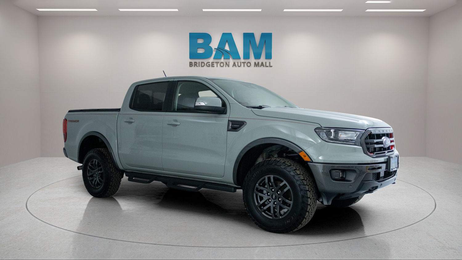 Cactus Gray 2022 Ford Ranger Pickup Truck Four-Wheel Drive Automatic
