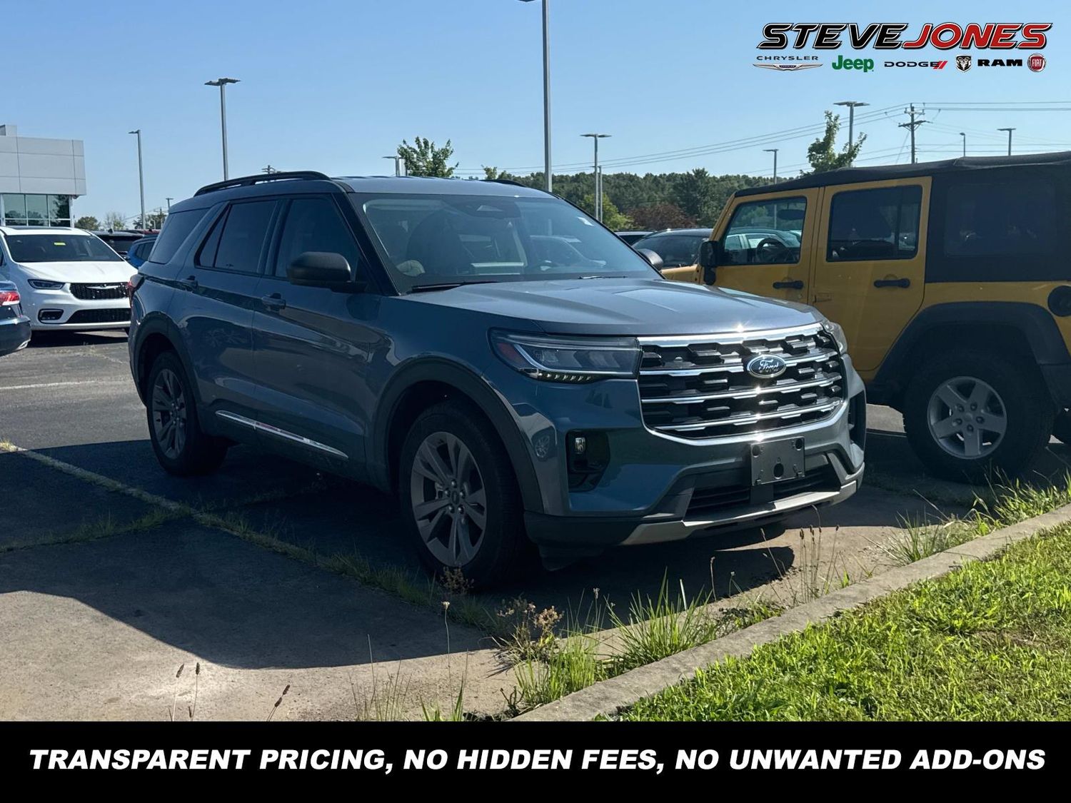 Vapor Blue 2025 Ford Explorer SUV / Crossover All-Wheel Drive Automatic