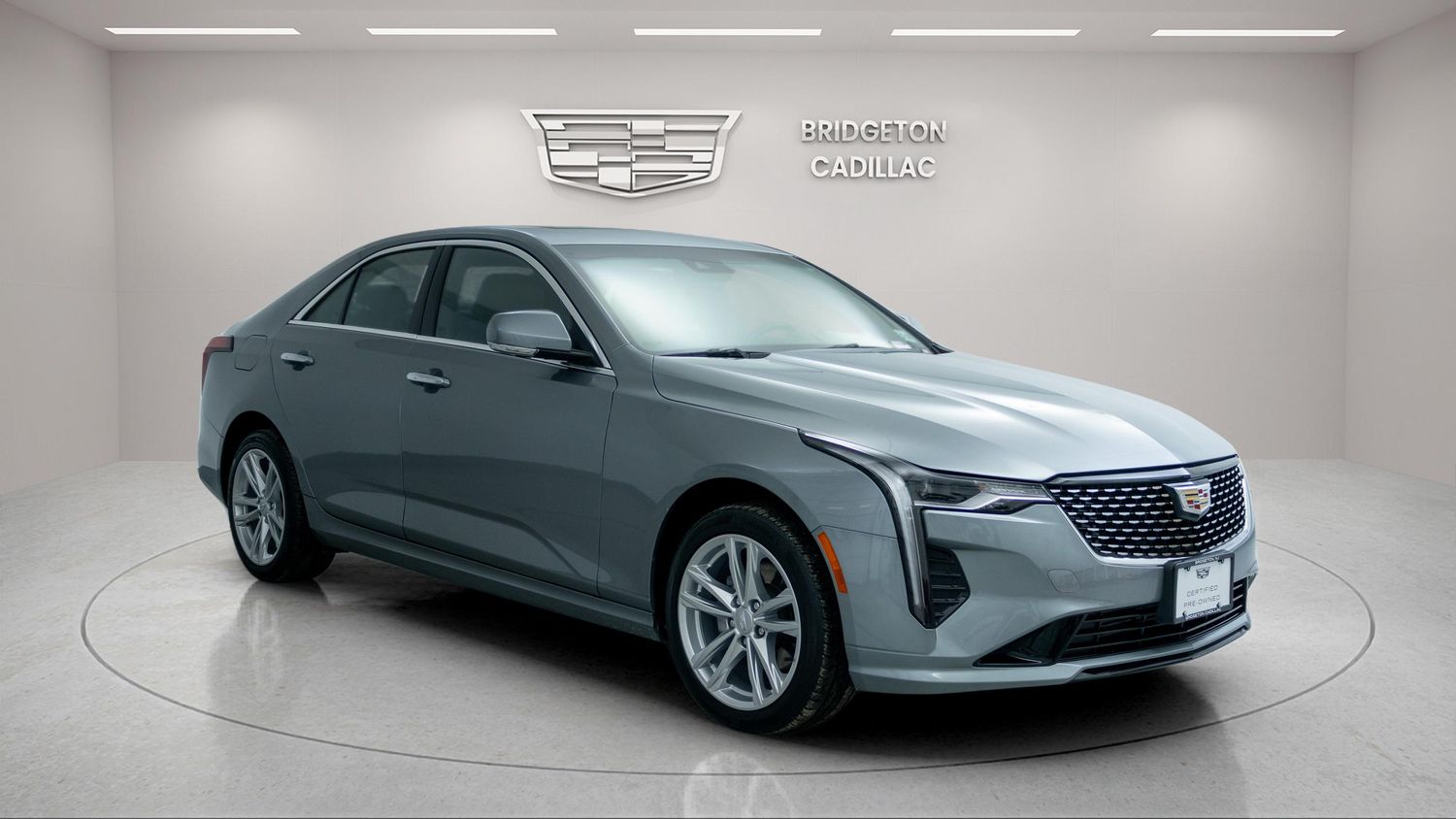 Argent Silver Metallic 2023 Cadillac CT4 Luxury AWD Sedan All-Wheel Drive 8-Speed Automatic