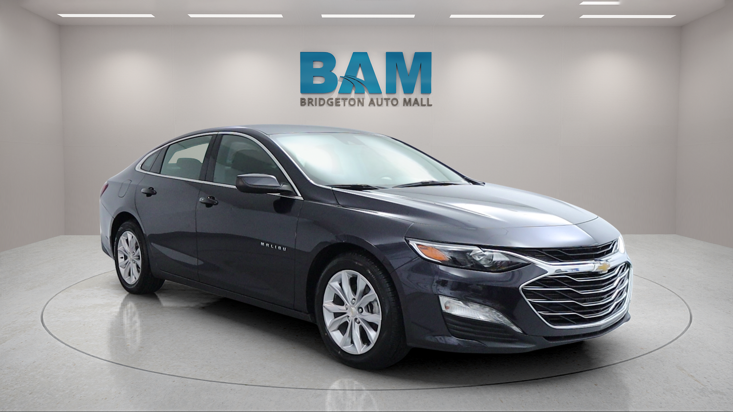 Dark Ash Metallic 2023 Chevrolet Malibu LT with 1LT FWD Sedan Front-Wheel Drive Continuously Variable Transmission