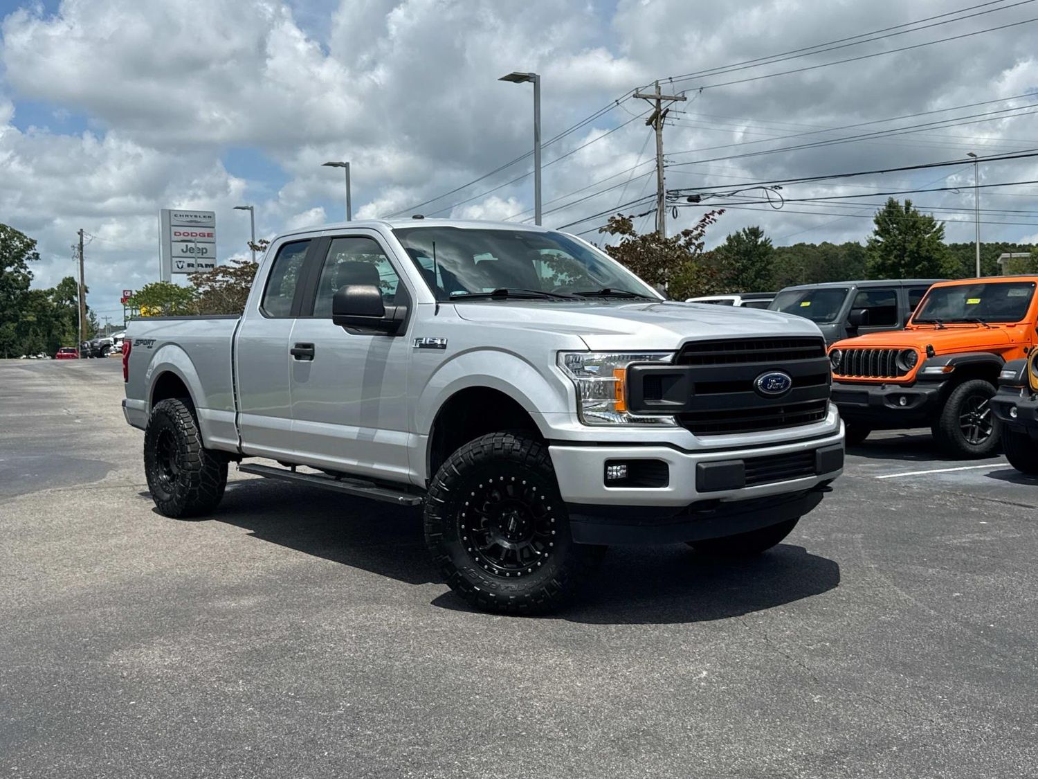 Ingot Silver 2019 Ford F-150 Pickup Truck Four-Wheel Drive Automatic