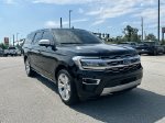 2022 Ford Expedition Max Platinum — Black Metallic exterior view 2, for sale at Gerald Jones Honda in Augusta, GA