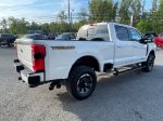 2023 Ford F-250SD Lariat — White Metallic exterior view 7, for sale at Tecforce Automotive in Bridgeport, NY