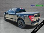 2023 Ford F-150 Lariat — Black Metallic exterior view 3, for sale at Green Ford in Greensboro, NC