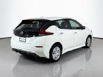 2023 Nissan Leaf S — Glacier White exterior view 5, for sale at Legend  Auto Sales in Puyallup, WA