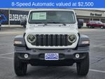 2026 Jeep Wrangler Sport S — Bright White Clearcoat exterior view 2, for sale at Elder CDJR in Athens, TX