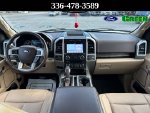 2018 Ford F-150 Lariat — White Platinum Clearcoat Metallic interior and detail view 19, for sale at Green Ford in Greensboro, NC