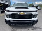 2024 Chevrolet Silverado 2500HD Custom — Summit White exterior view 2, for sale at Tecforce Automotive in Bridgeport, NY