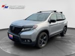2019 Honda Passport Elite — Lunar Silver Metallic primary exterior view, for sale at Koppy motors in forest lake, MN