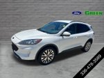 2020 Ford Escape Titanium — White Metallic primary exterior view, for sale at Green Ford in Greensboro, NC