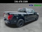 2024 Ford F-150 Lariat — Black Metallic exterior view 6, for sale at Green Ford in Greensboro, NC