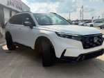 2024 Honda CR-V Hybrid Sport-L — Platinum White Pearl exterior view 4, for sale at Velocity Auto Source in RICHMOND, KY