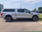 2022 Ford F-150 Lariat — Silver Metallic exterior view 4, for sale at Williams Brothers Dodge Chrysler Jeep Ram of Dundee in Dundee, MI