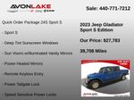 2023 Jeep Gladiator Sport - Hydro Blue Pearlcoat exterior view 6