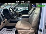 2018 Ford F-150 Lariat — White Platinum Clearcoat Metallic interior and detail view 14, for sale at Green Ford in Greensboro, NC