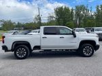 2024 Chevrolet Silverado 2500HD Custom — Summit White exterior view 8, for sale at Tecforce Automotive in Bridgeport, NY