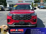 2025 FORD EXPLORER Platinum — Red Metallic exterior view 8, for sale at Autostar CDJR of Hendersonville in Hendersonville, NC