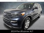2024 Ford Explorer XLT — Blue Metallic primary exterior view, for sale at Lincoln of Bloomington in Bloomington, MN
