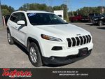 2018 Jeep Cherokee Latitude — Bright White Clearcoat primary exterior view, for sale at Tecforce Automotive in Bridgeport, NY