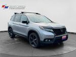 2019 Honda Passport Elite — Lunar Silver Metallic exterior view 7, for sale at Koppy motors in forest lake, MN