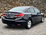 2015 Honda Civic LX - Crystal Black Pearl exterior view 2